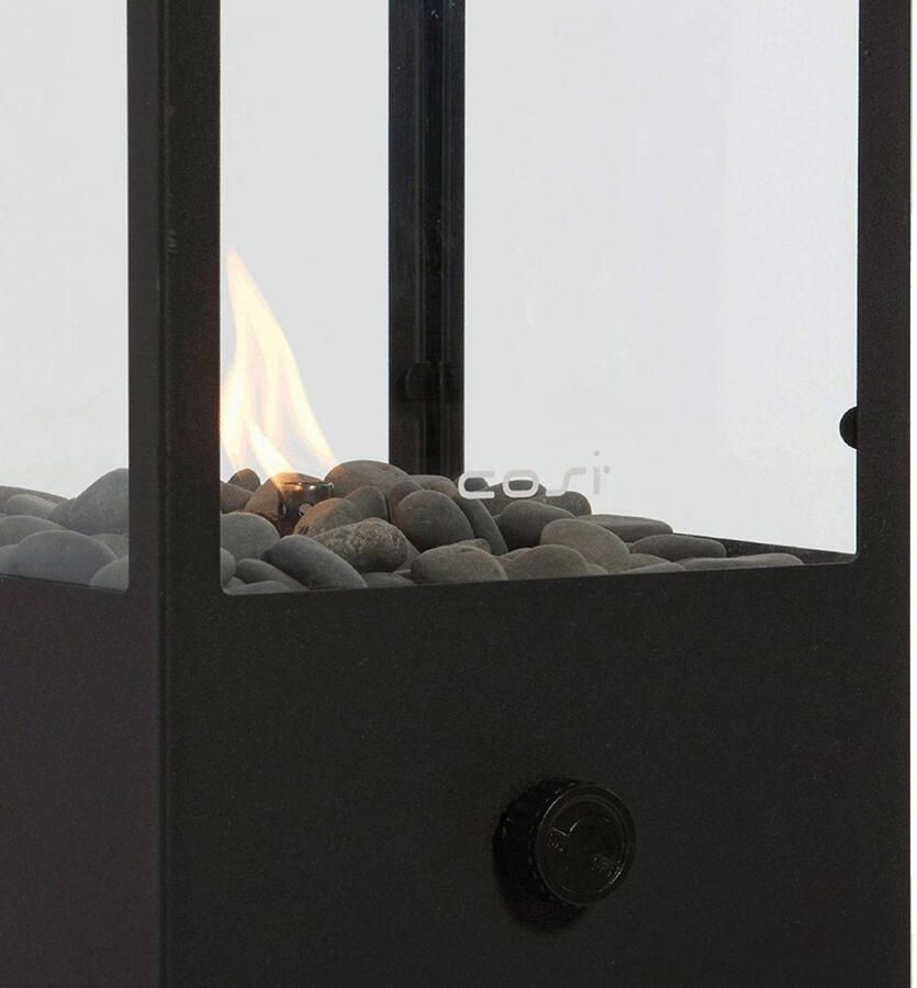Cosi scoop Dome Black Gaslantaarn Unieke sfeermaker Voor binnen en buiten Brand 5 tot 6 uur op een gascartouche - Foto 4