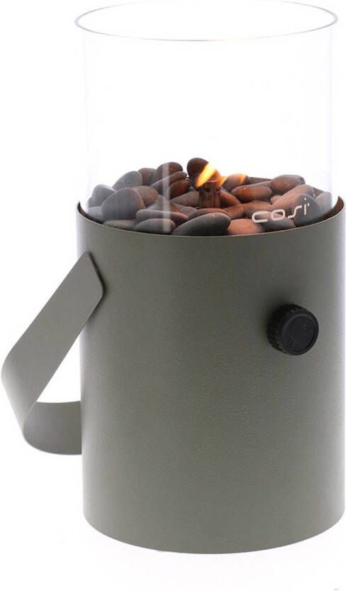 Cosi scoop Original Olive Gaslantaarn Unieke sfeermaker Voor binnen en buiten Brand 5 tot 6 uur op een gascartouche - Foto 6