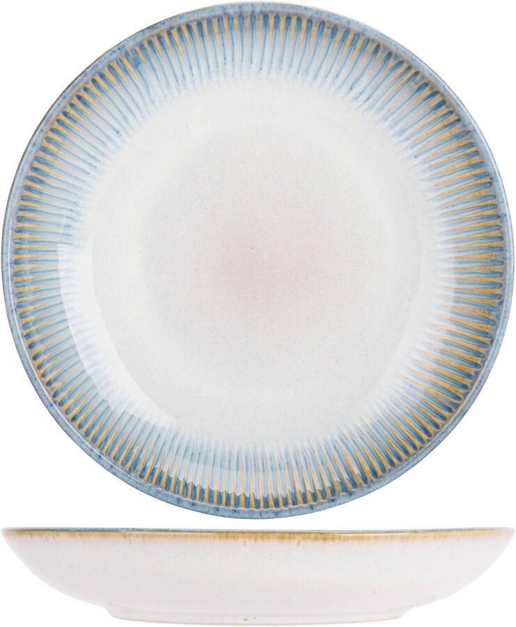 Cosy & Trendy Diepe Borden Pastaborden Listra Ocean ø 21 cm 4 Stuks