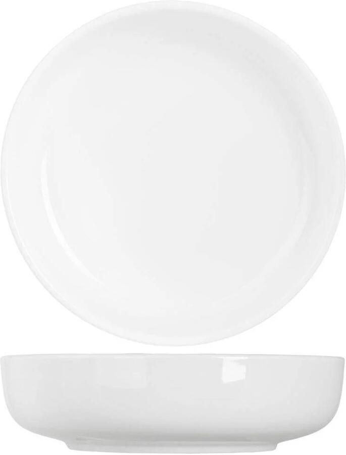 Cosy & Trendy Diepe Borden Pastaborden Moon White ø 19 cm 4 Stuks