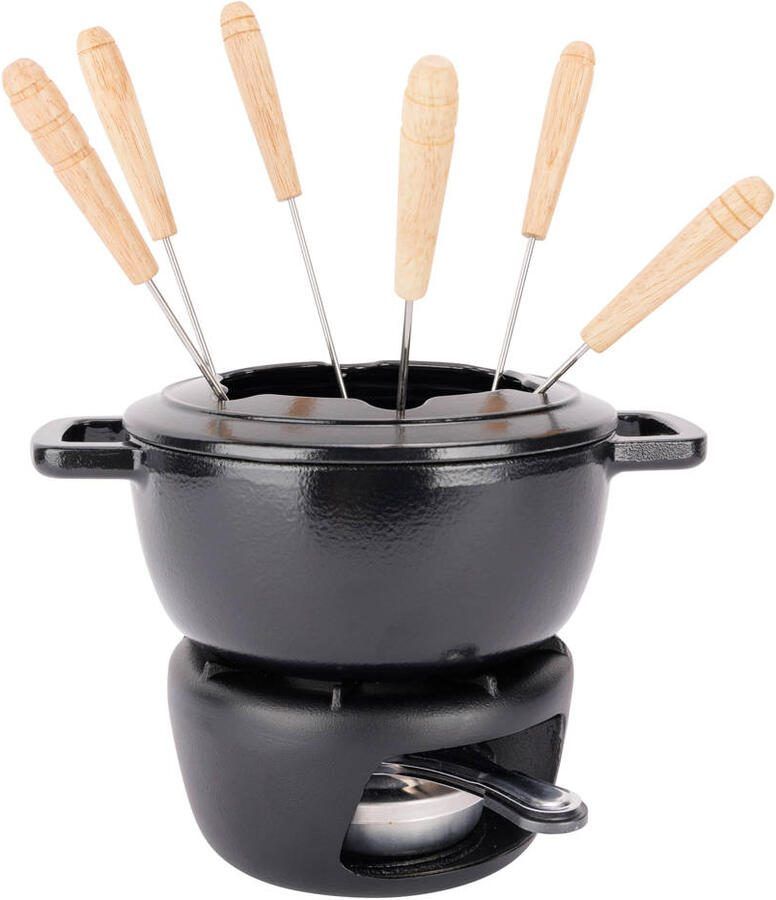 Cosy & Trendy Fondueset Fontestic Gietijzer Black Ø 18 cm