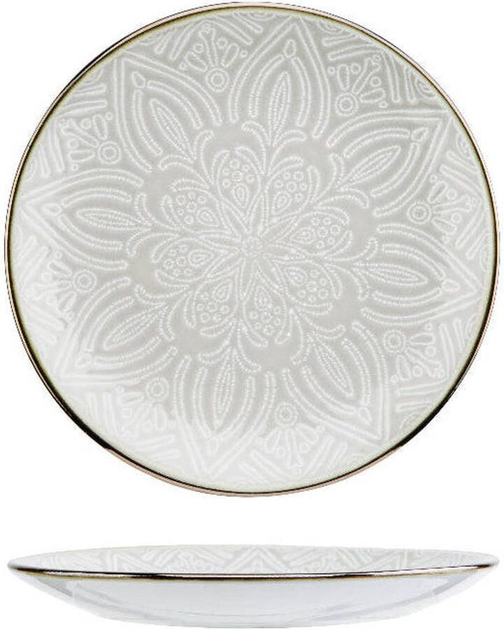 Cosy & Trendy Ontbijtborden Dessertborden Murano Beige ø 20 cm 6 Stuks