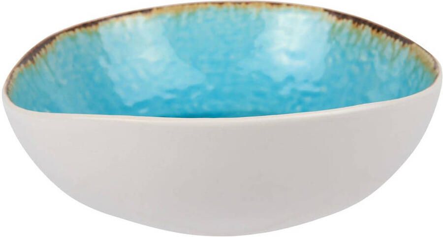 Cosy & Trendy Schalen Organic Laguna Azzurro 19 x 18 cm 4 Stuks