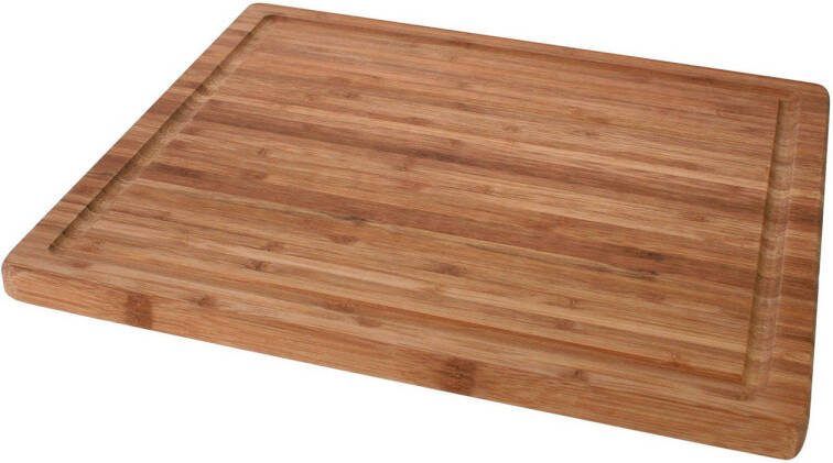 Cosy & Trendy Snijplank bamboe hout rechthoek 51 cm Snijplanken voor groente fruit vlees en vis Keuken kookbenodigdheden