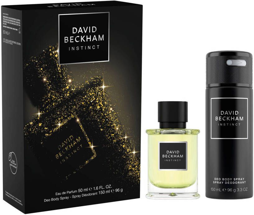 David Beckham geschenkset Instinct eau de parfum 50 ml + deo spray 150 ml