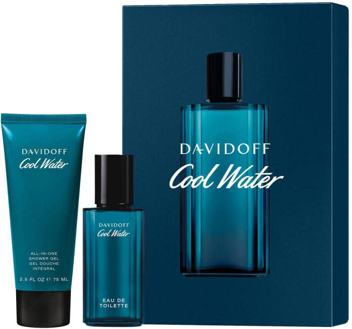 Davidoff geschenkset Cool Water Man eau de toilette 40 ml + showergel 75 ml