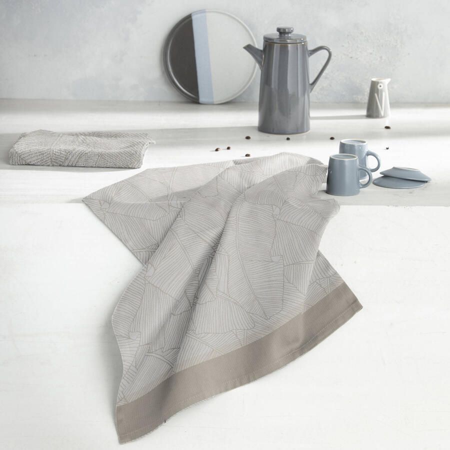 DDDDD Barrier 6x Theedoeken Set van 6 stuks 60x65cm Wit - Foto 3