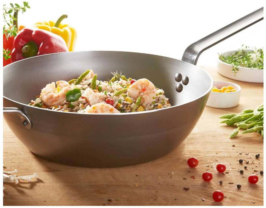 De Buyer Hapjespan Sauteuse Mineral B Element ø 32 cm 5.5 liter zonder anti-aanbaklaag - Foto 5