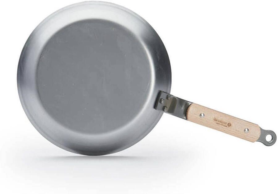 DeBuyer De Buyer Koekenpan Mineral B Hout ø 24 cm zonder anti-aanbaklaag - Foto 5