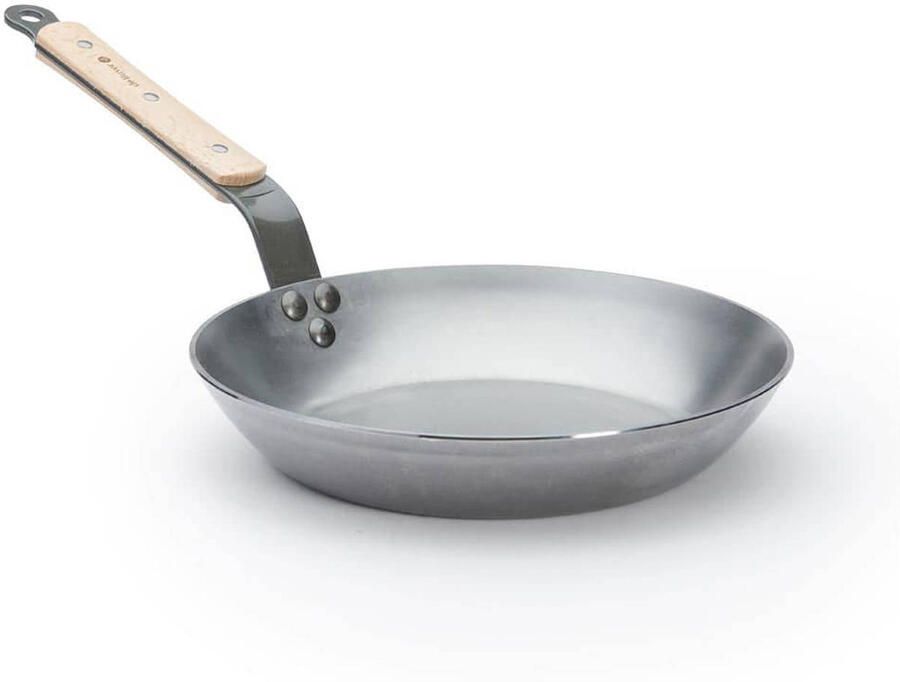DeBuyer De Buyer Koekenpan Mineral B Hout ø 24 cm zonder anti-aanbaklaag - Foto 4