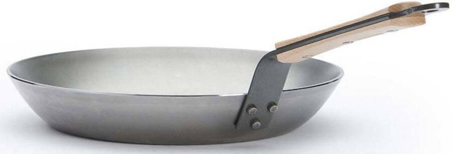 DeBuyer De Buyer Koekenpan Mineral B Hout ø 24 cm zonder anti-aanbaklaag - Foto 7