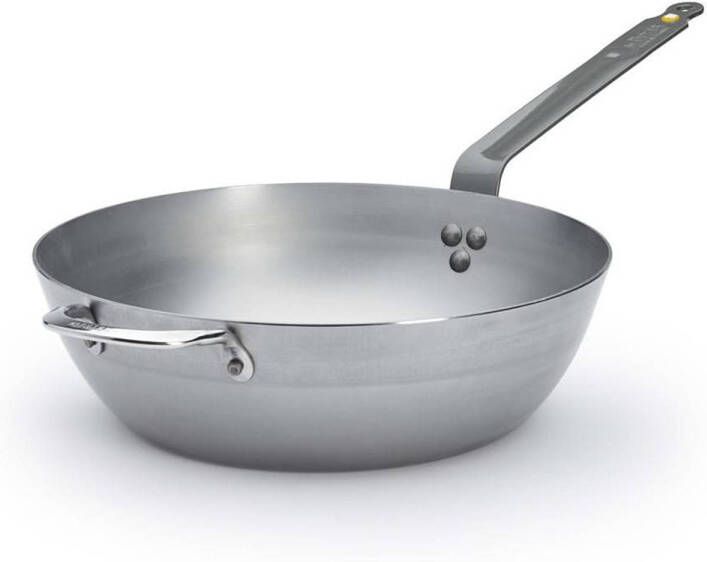 de Buyer Hapjespan Mineral B ø 24 cm 2.5 liter zonder anti-aanbaklaag