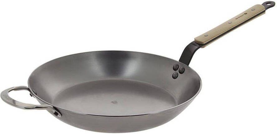 DeBuyer De Buyer Koekenpan Mineral B Hout ø 24 cm zonder anti-aanbaklaag - Foto 2