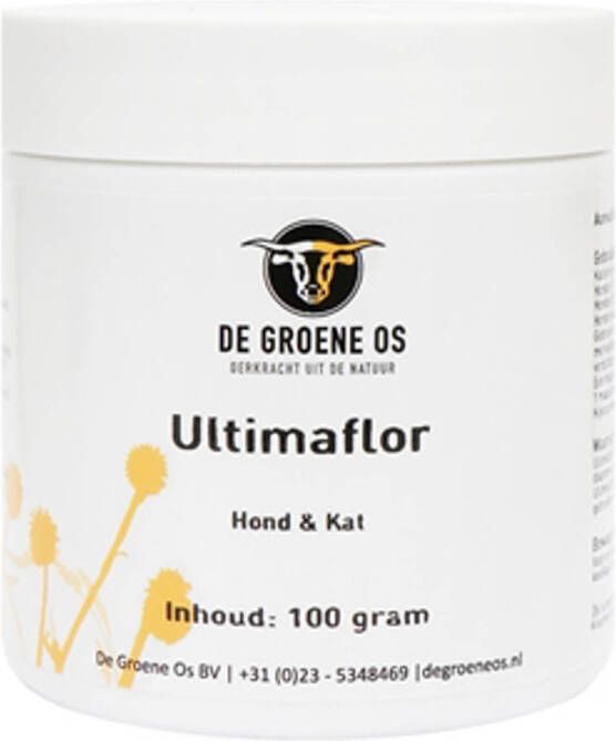 De Groene Os Ultimaflor Hond Kat 100 gr