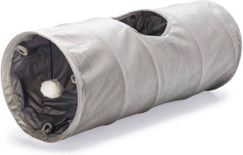 Designed by Lotte kattentunnel Cylla (65x25) grijs