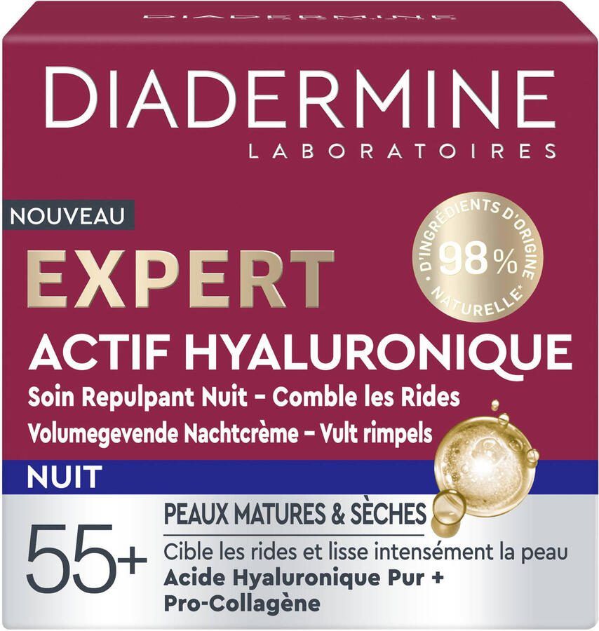 Diadermine Expert Actif Hyaluronique nachtcreme