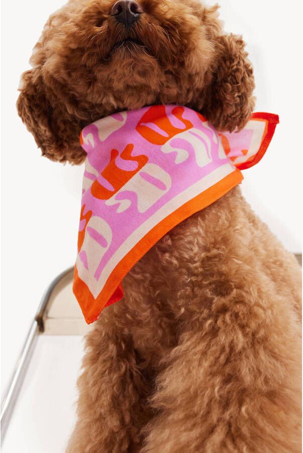 Dogguo & Loavies Bandana DL-BANDANA-ORANGE PINK