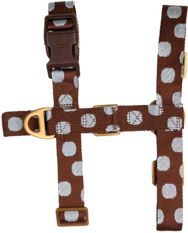 Dogguo Hondenharnas DOT-HARNESS-BROWN BLUE-XS