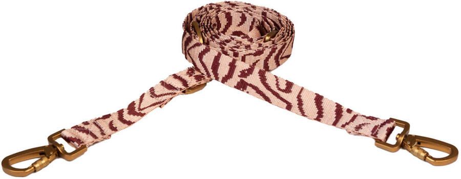 Dogguo Hondenriem (2x200)-S- ETHNIC-LEASH-PEACH BORDEAUX
