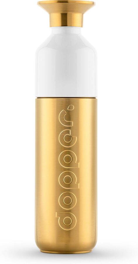 Dopper Steel Drinkfles Gold 490 ml