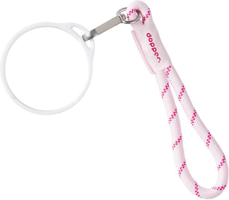 Dopper Wrist Cord White Mug Ring Cherry Pink