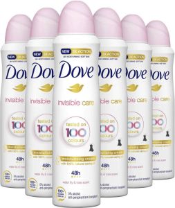 Dove Invisible Care Anti-transpirant Deodorant Spray 6 x 150 ml Voordeelverpakking