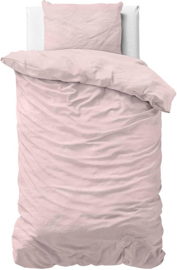Dreamhouse Bedding Dekbedovertrek Stone Washed 100% Natuurlijk Roze 240x220cm