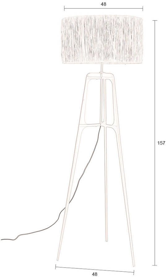 Dutchbone Afra Vloerlamp| Staande lamp Oranje