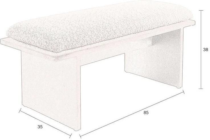 Dutchbone | Dutchbone | Poef Shiho | Woonaccessoires | Poef | Woonaccessoires | Poef - Foto 4