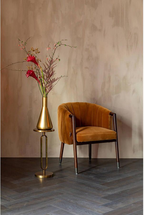 Dutchbone Bijzettafel Sandook Antique Brass Rond - Foto 4