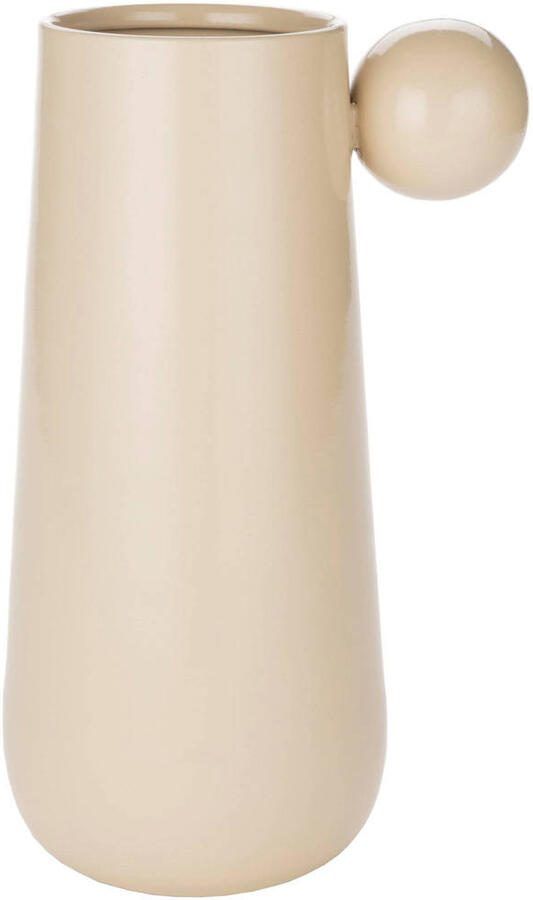 Dutchbone Dot vaas L Beige