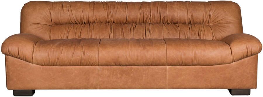 Dutchbone | Bank Douglas Wax Leather Cognac | Zitmeubels woonkamer | 3-zitsbank
