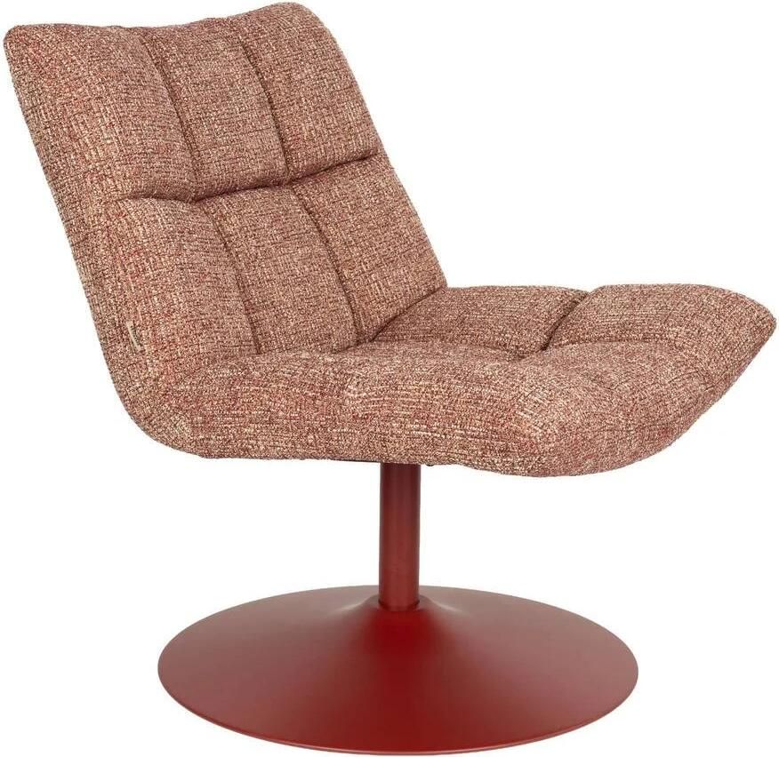 Dutchbone draaibare fauteuil Bar rood