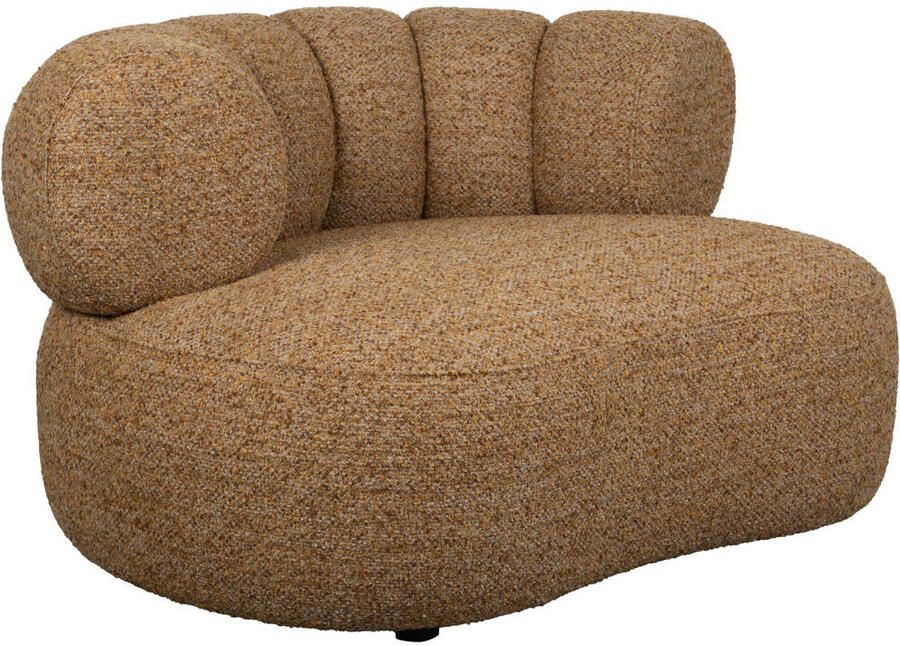 Dutchbone Fauteuil Duvane Bouclé Bruin