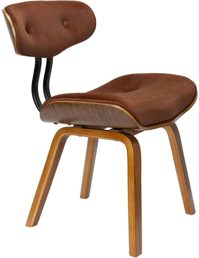 Dutchbone eetkamerstoel Blackwood bruin