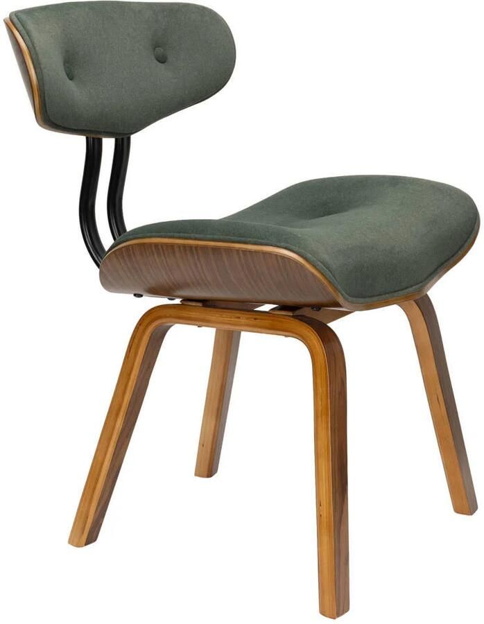 Dutchbone eetkamerstoel Blackwood groen