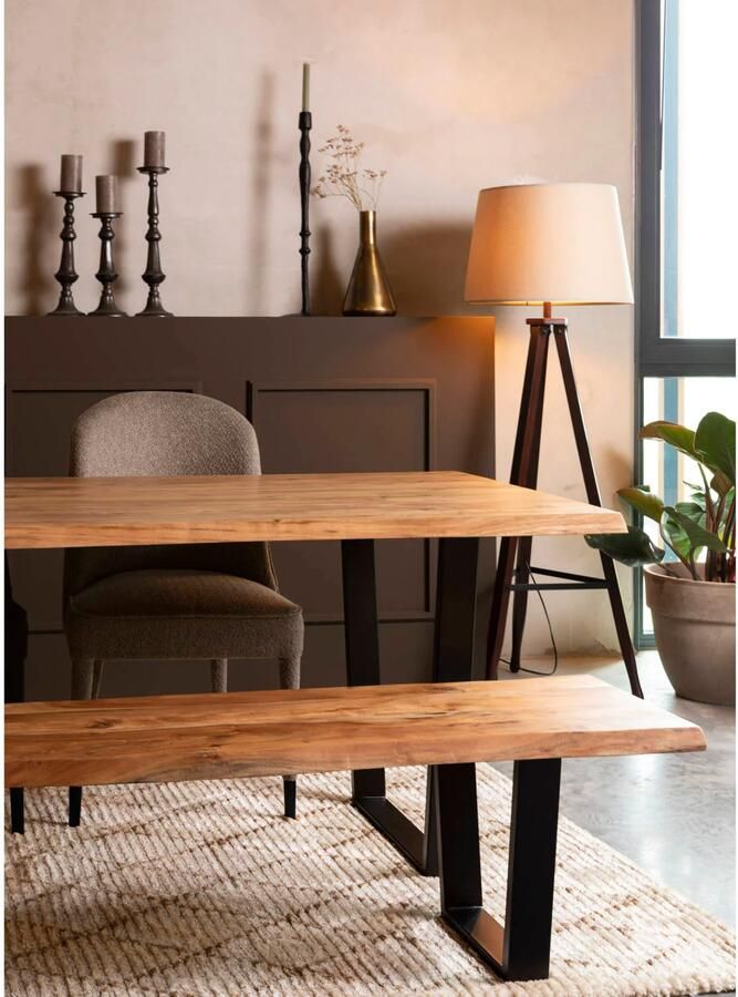 Dutchbone eetkamertafel Aka (180x90 cm) - Foto 3