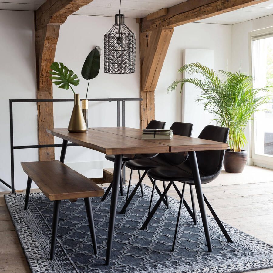 Dutchbone eetkamertafel Alagon (200x90 cm) - Foto 3