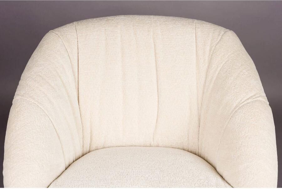 Dutchbone | Fauteuil Emilius Beige | Zitmeubels woonkamer | Fauteuil - Foto 4