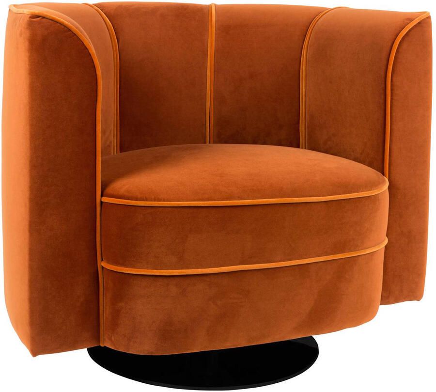 Dutchbone | Dutchbone | Fauteuil Flower Orange | Zitmeubels woonkamer | Fauteuil | Zitmeubels woonkamer | Fauteuil