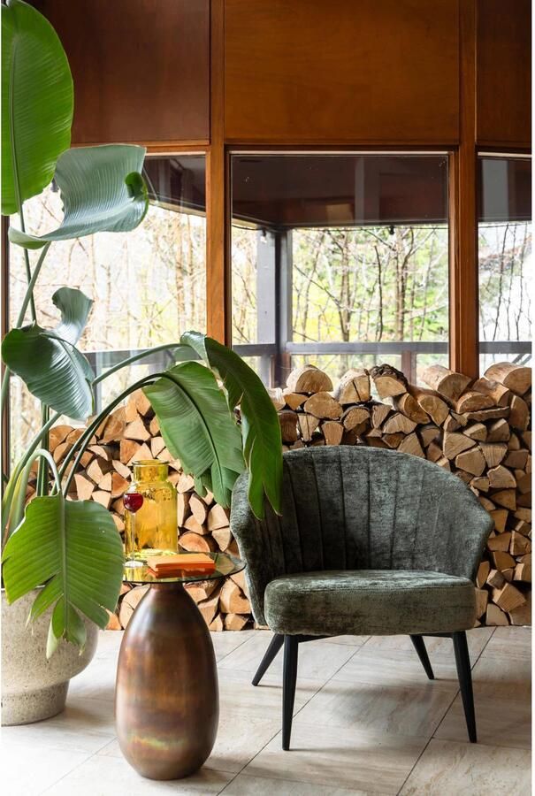 Dutchbone | Dutchbone | Fauteuil Georgia Green | Zitmeubels woonkamer | Fauteuil | Zitmeubels woonkamer | Fauteuil - Foto 3