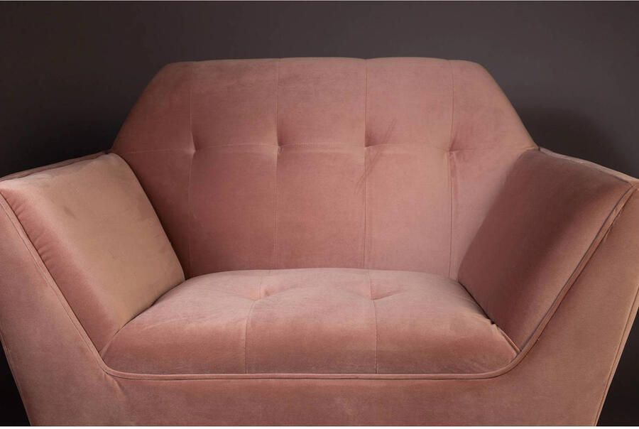 Dutchbone Fauteuil 'Kate' kleur Roze
