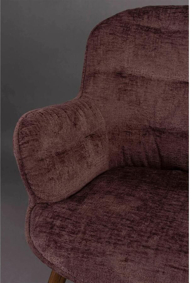 Dutchbone Lenn Fauteuil Plum Paars