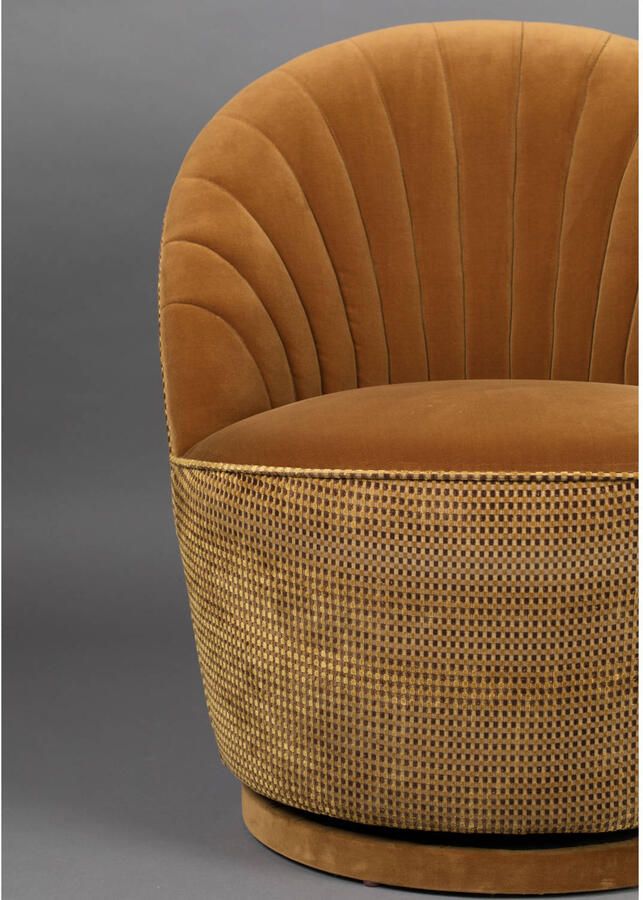 Dutchbone | Dutchbone | Fauteuil Madison Whiskey | Zitmeubels woonkamer | Draaifauteuil | Zitmeubels woonkamer | Draaifauteuil - Foto 2