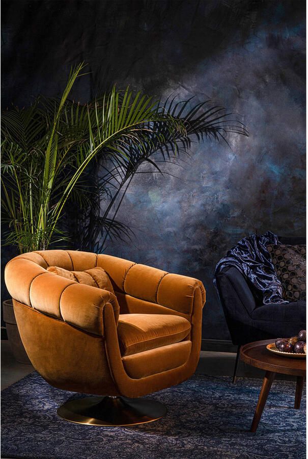 Dutchbone | Dutchbone | Fauteuil Member Whiskey | Zitmeubels woonkamer | Draaifauteuil | Zitmeubels woonkamer | Draaifauteuil - Foto 3