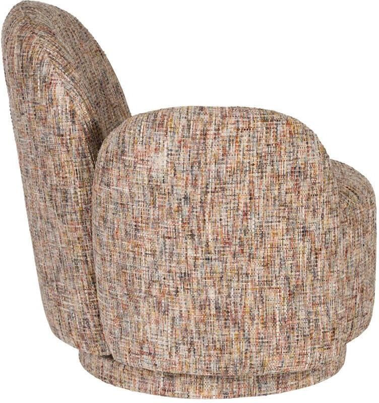 Dutchbone Fauteuil Rose Geweven stof Rose