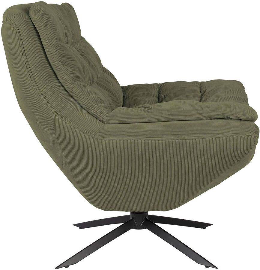 Dutchbone | Dutchbone | Fauteuil Vince Green | Zitmeubels woonkamer | Draaifauteuil | Zitmeubels woonkamer | Draaifauteuil - Foto 3