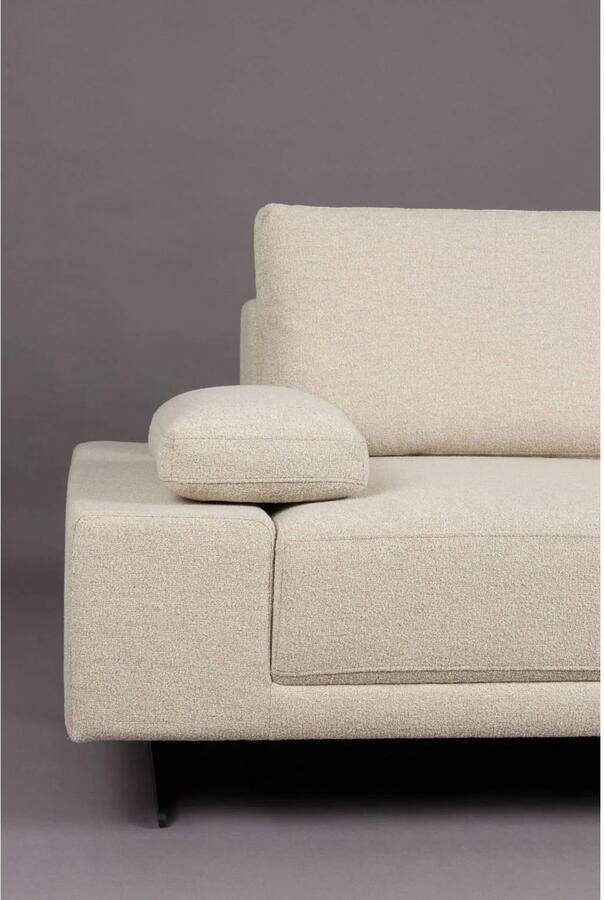 Dutchbone | Dutchbone | Shelly Bank Off-white Rechts Chaise Longue | Zitmeubels woonkamer | Hoekbank | Zitmeubels woonkamer | Hoekbank