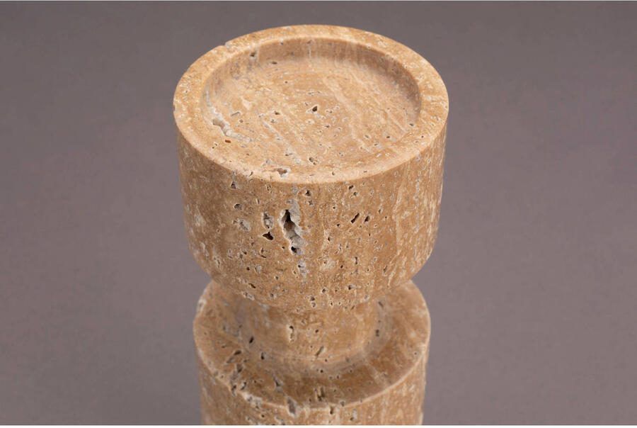 Dutchbone | Dutchbone | Kandelaar Paros Beige | Woonaccessoires | Kandelaar | Woonaccessoires | Kandelaar - Foto 1