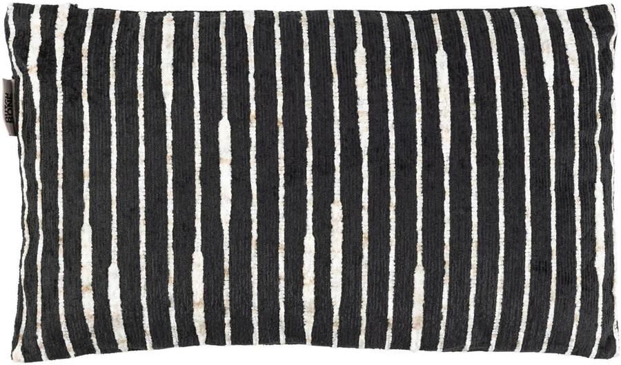 Dutchbone Leaf sierkussen (30x50 cm) Black